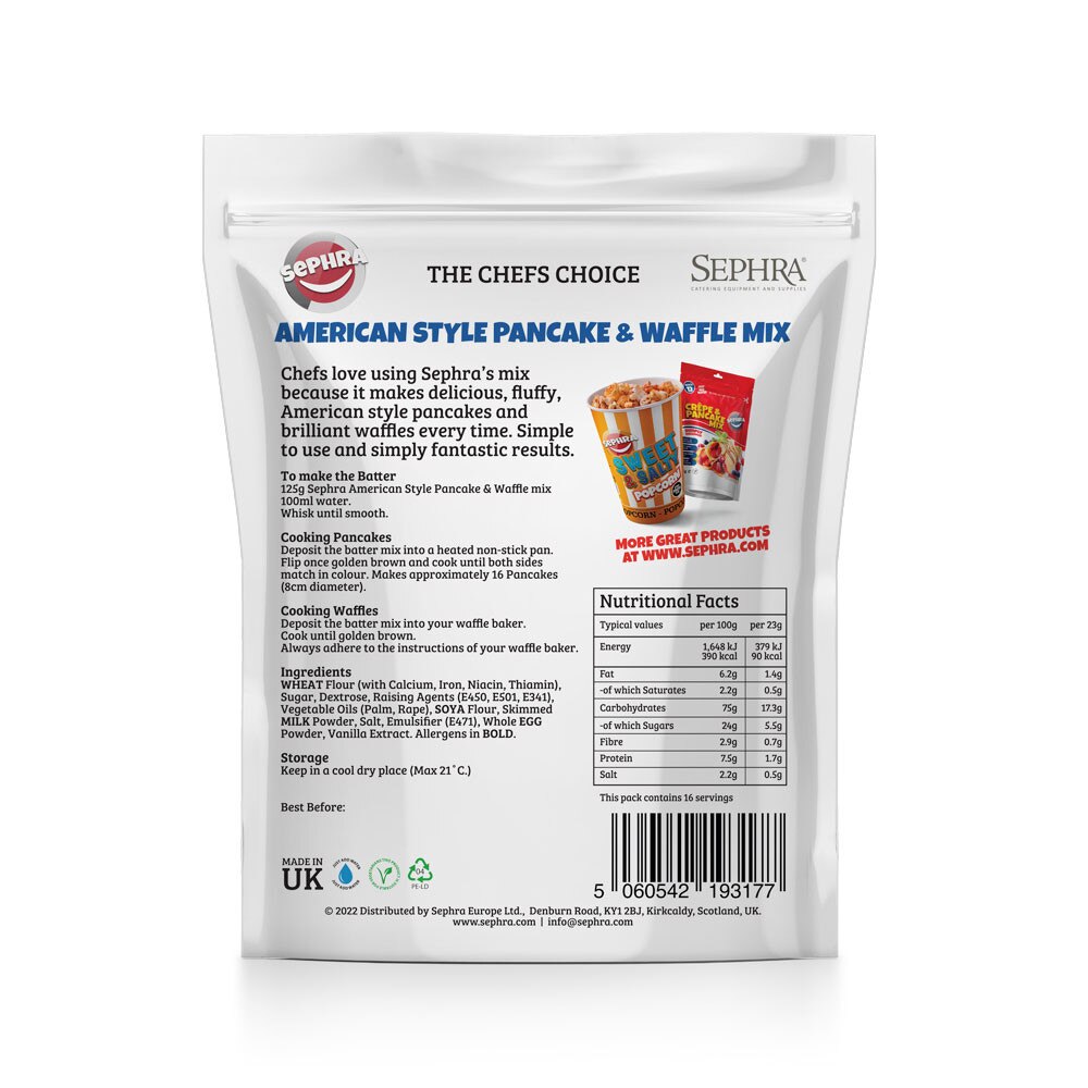 Sephra Pancake & Waffle Mix 375g